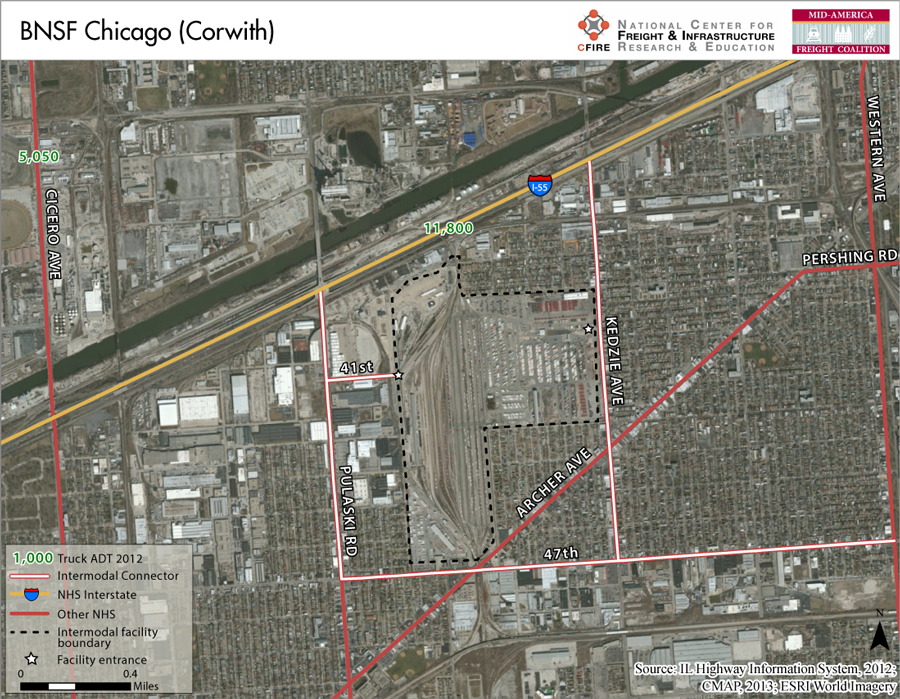 Bnsf Corwith Yard Map Bnsf Chicago (Corwith) – Mid-America Freight Coalition